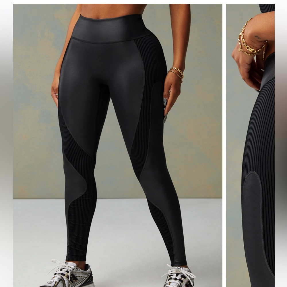Fabletics Black High-Waisted Leggings- NWOT